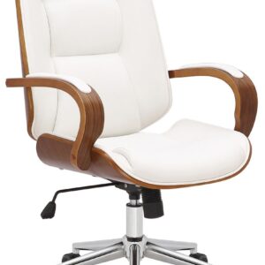 Bürostuhl Yankton walnuss/weiß