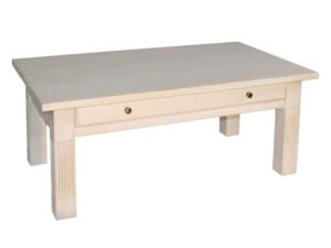 Couchtisch Wohnzimmer Tisch 120 x 70 cm mit Schublade und fester Platte Pinie massiv Pinie lipizano