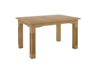 Esstisch 140160180 cm Duett feste Platte oder Vorkopfauszuege Pinie massiv 140 x 95 cm feste Platte Pinie karamell