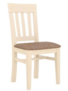 Esszimmer Stuhl Duett mit Festpolsterkissen Pinie massiv Pinie lipizano mit Sitzkissen hellbraun sublim 11