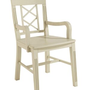 Esszimmer Stuhl mit Armlehnen Chalet mit Holzsitz und losem Sitzkissen Pinie massiv Pinie lipizano ohne Sitzkissen