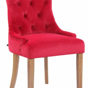Esszimmerstuhl Aberdeen Samt antik-hell rot