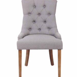 Esszimmerstuhl Aberdeen Stoff antik-hell grau