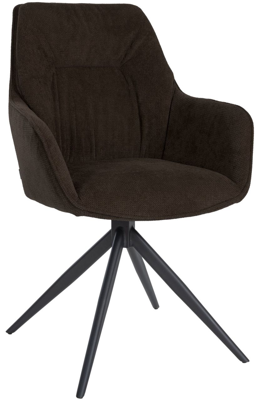 Esszimmerstuhl Jules Stoff braun 1 Esszimmerstuhl Jules Stoff braun