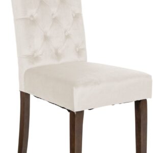 Esszimmerstuhl Lisburn Samt creme