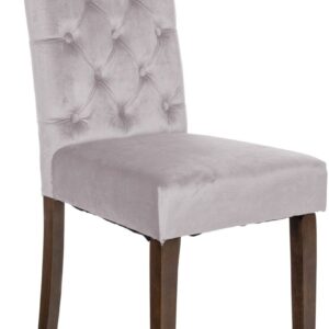 Esszimmerstuhl Lisburn Samt grau