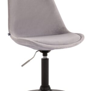 Esszimmerstuhl Maverick Samt schwarz grau