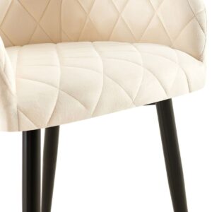 Esszimmerstuhl Monett Samt B creme