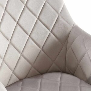 Esszimmerstuhl Monett Samt B grau