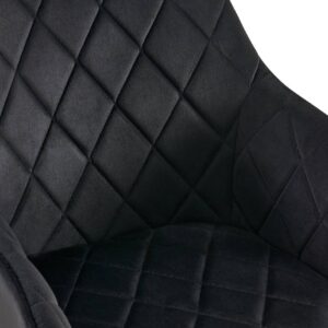 Esszimmerstuhl Monett Samt B schwarz