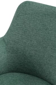 Esszimmerstuhl Olema Stoff gruen