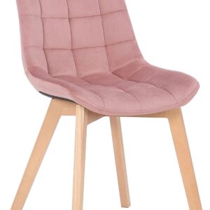 Esszimmerstuhl Passaic Samt pink