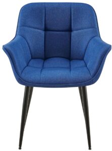 Esszimmerstuhl Roseville Stoff blau