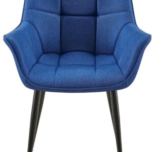 Esszimmerstuhl Roseville Stoff blau