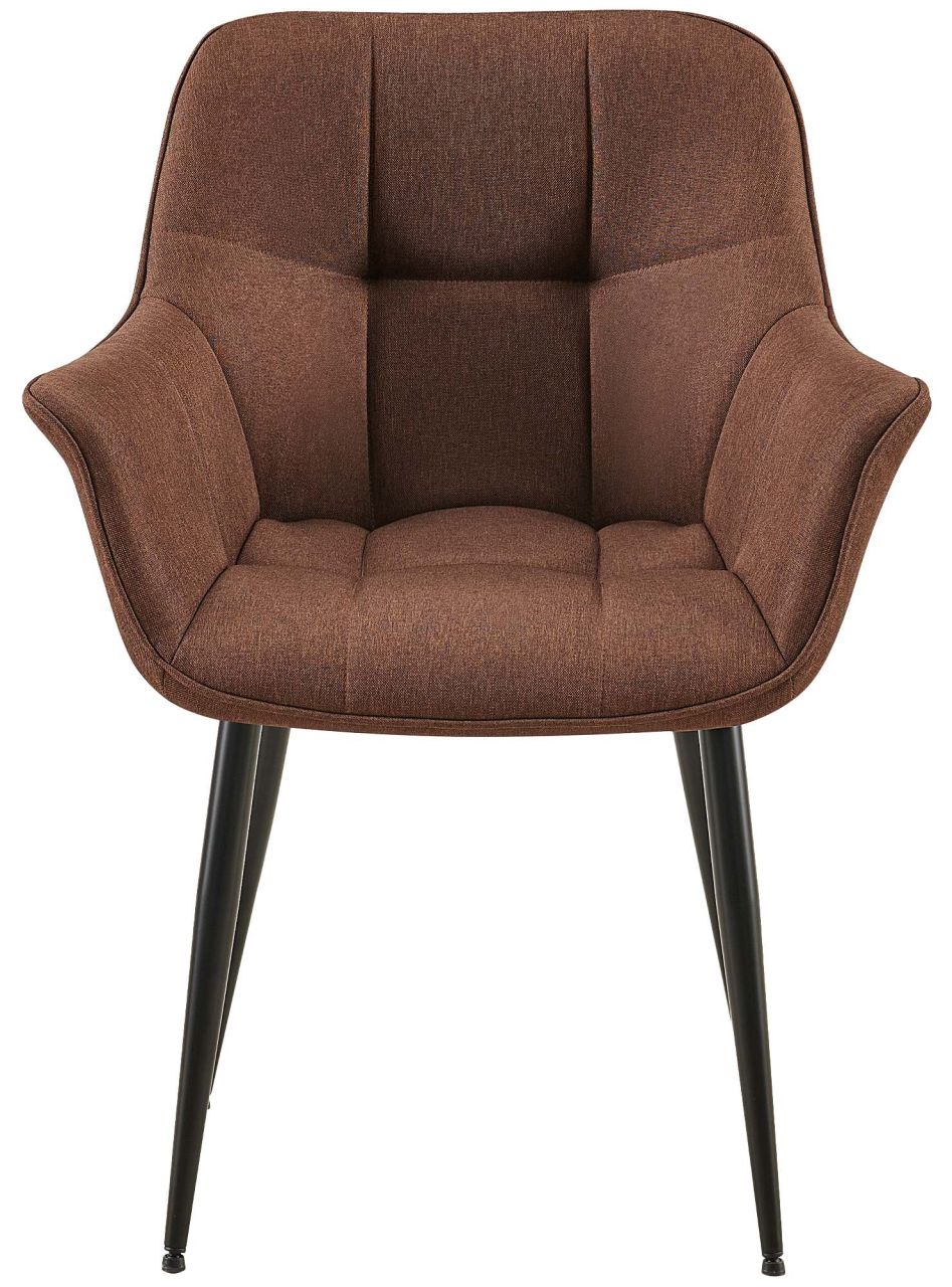 Esszimmerstuhl Roseville Stoff braun 1 Esszimmerstuhl Roseville Stoff braun