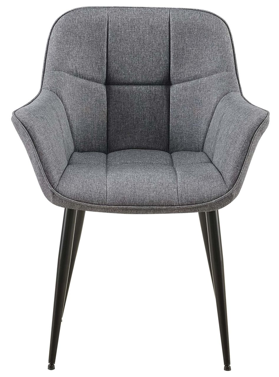 Esszimmerstuhl Roseville Stoff dunkelgrau 1 Esszimmerstuhl Roseville Stoff dunkelgrau