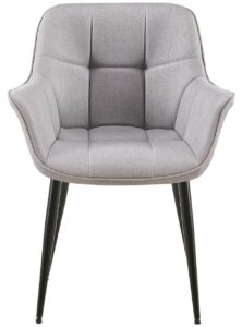 Esszimmerstuhl Roseville Stoff grau