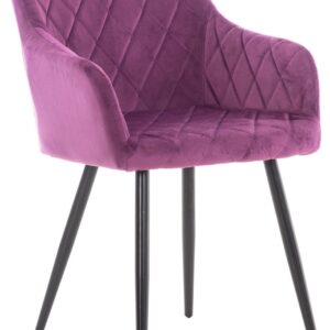 Esszimmerstuhl Shila Samt lila