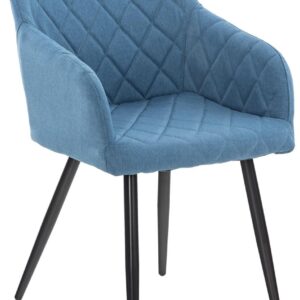 Esszimmerstuhl Shila Stoff blau