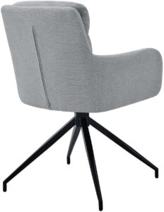 Esszimmerstuhl Somers Stoff hellgrau