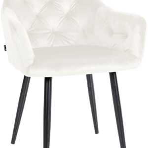 Esszimmerstuhl Stanley Samt creme