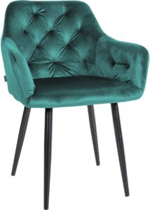 Esszimmerstuhl Stanley Samt dunkelgruen