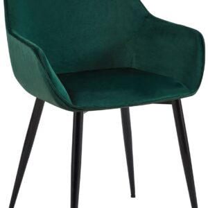 Esszimmerstuhl Vessa Samt grün
