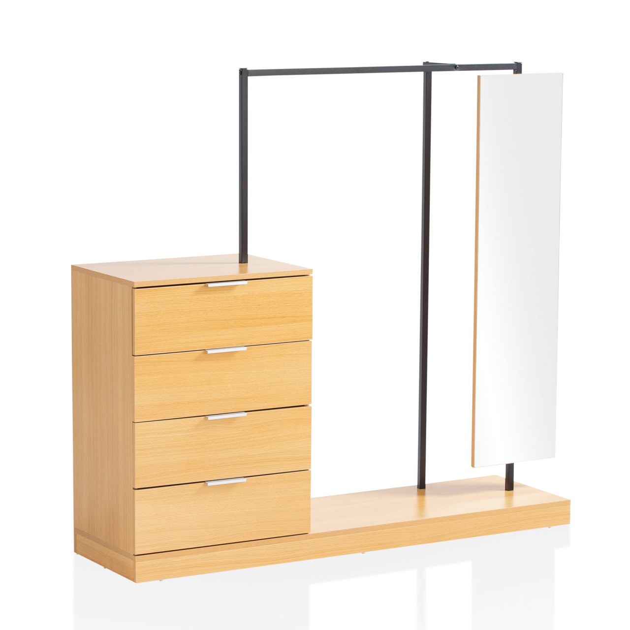 Garderobe Eiche-Dekor 145x138x40