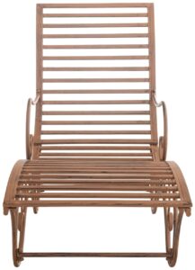 Gartenliege Amiens antik braun