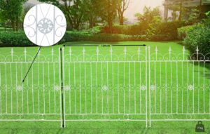 Gartenzaun Mangold weiss