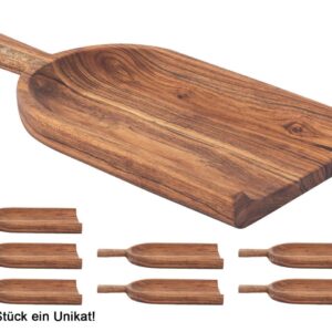 Holzschaufel Deko Schaufel 45x20cm Masterbox 8-teilig Holz Schale Akazie massiv