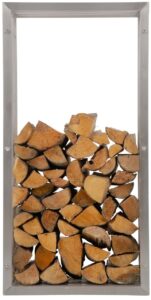 Kaminholzstaender Irving 40x50x100 edelstahl