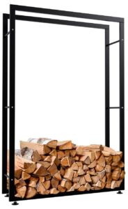 Kaminholzstaender Keri V2 25x100x150 schwarz