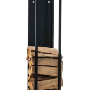 Kaminholzständer Spark 140 schwarz-matt