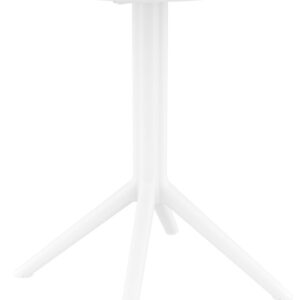 Klapptisch Sky rund weiß