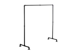 Kleiderstaender Jersey 55x150x150 schwarz