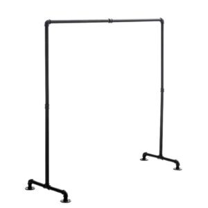 Kleiderständer Jersey 55x150x150 schwarz