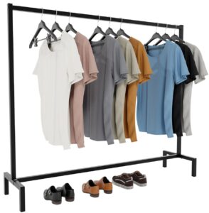 Kleiderstaender Melva 150x38x120 schwarz