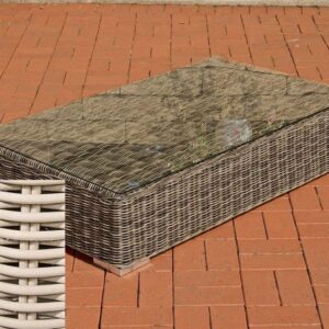 Lounge-Tisch Ariano 100 x 50 perlweiß