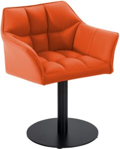 Lounger Damaso Kunstleder orange