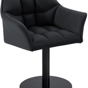 Lounger Damaso Kunstleder schwarz