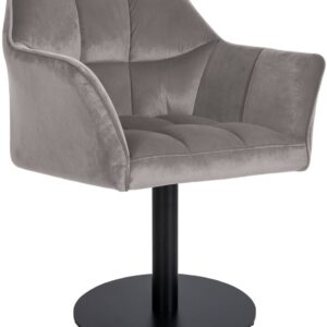 Lounger Damaso Samt grau