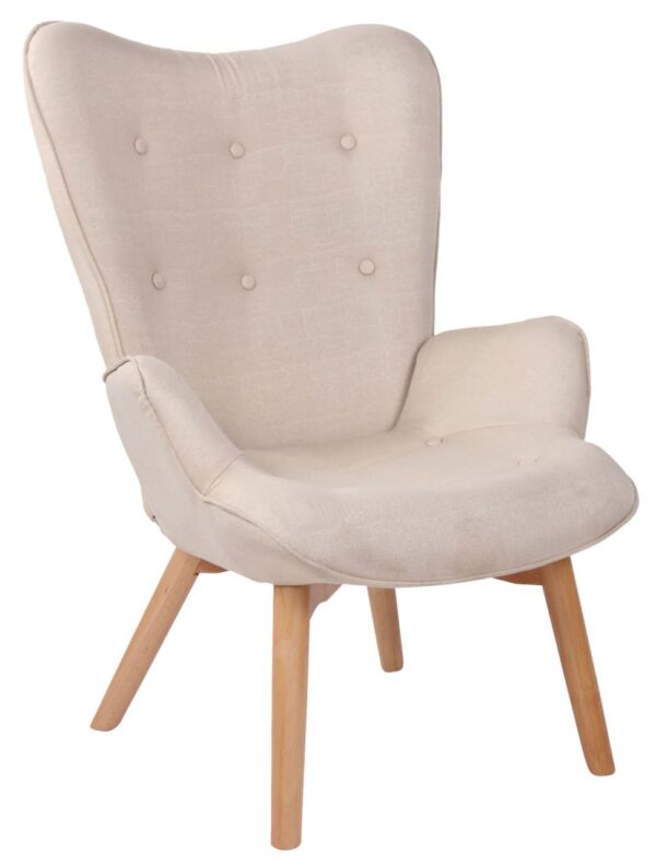 Lounger Durham Stoff creme