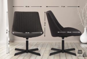 Lounger Granby dunkelgrau