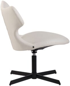 Lounger Welland Kunstleder weiss