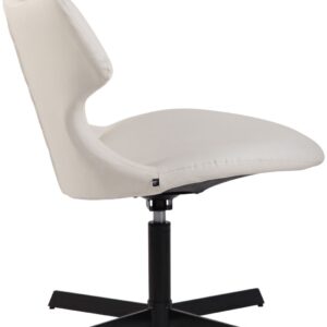 Lounger Welland Kunstleder weiß