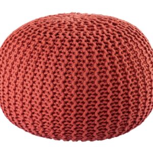 Pouf outdoor ø55cm Sitzpouf Terrasse Pool Garten terracotta - ginger