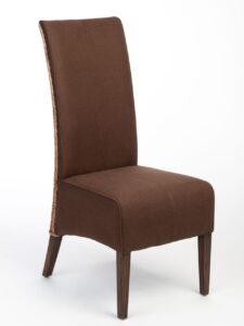 Rattanstuhl Polsterstuhl Esszimmerstuhl Stuehle Antonio Polster Wildlederoptik prairie braun