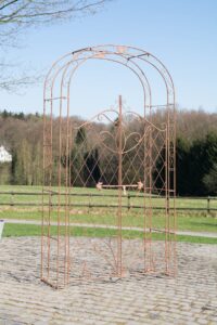 Rosenbogen mit Tor Melissa antik braun