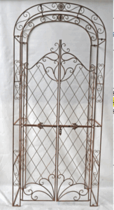 Rosenbogen mit Tor Melissa weiss